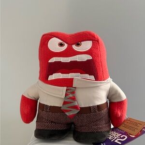 Disney Red Anger Stuffed Toy